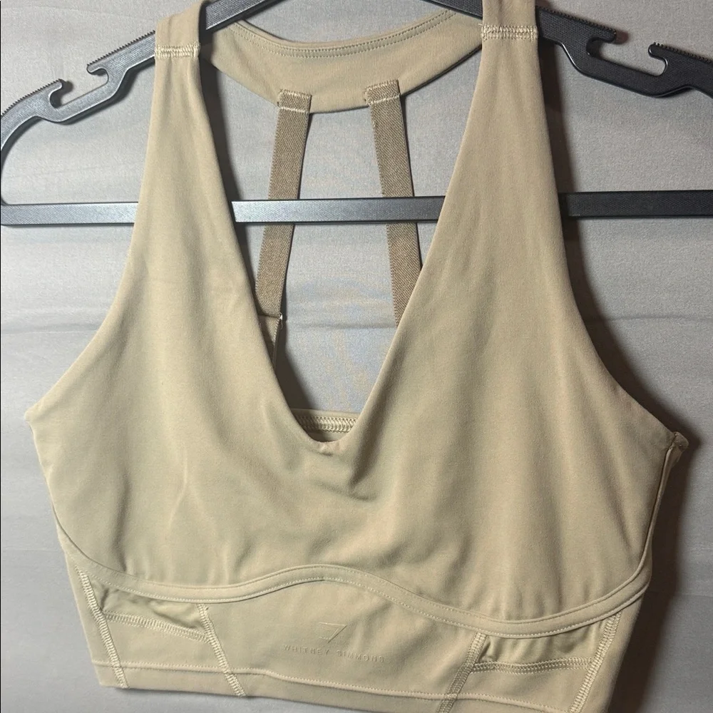 Gymshark Light Tan Sports‎ Bra